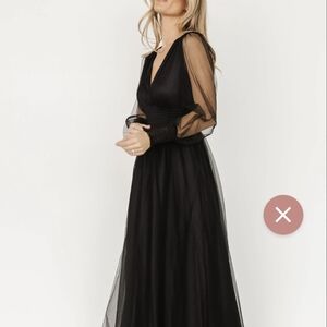 Baltic Born Black Long Sleeve Dress